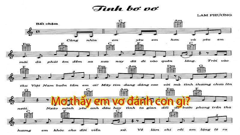 Mơ thấy em vơ đánh con gì?