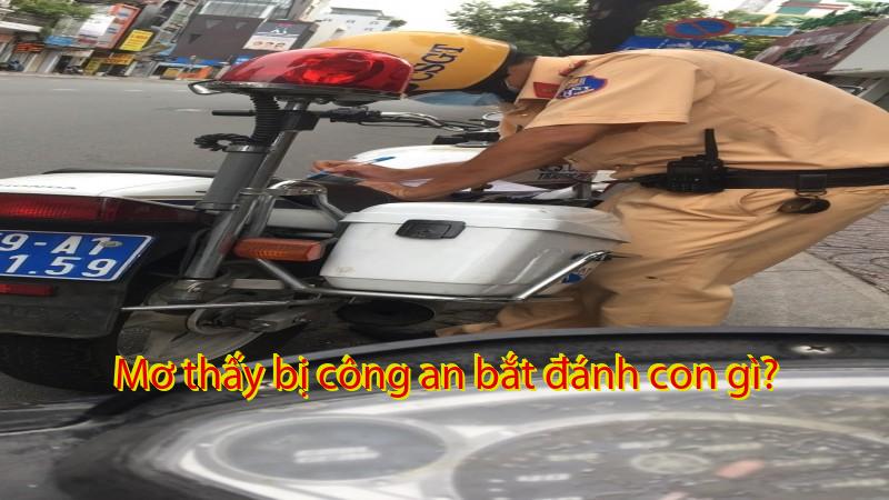Mơ thấy bị công an bắt đánh con gì?