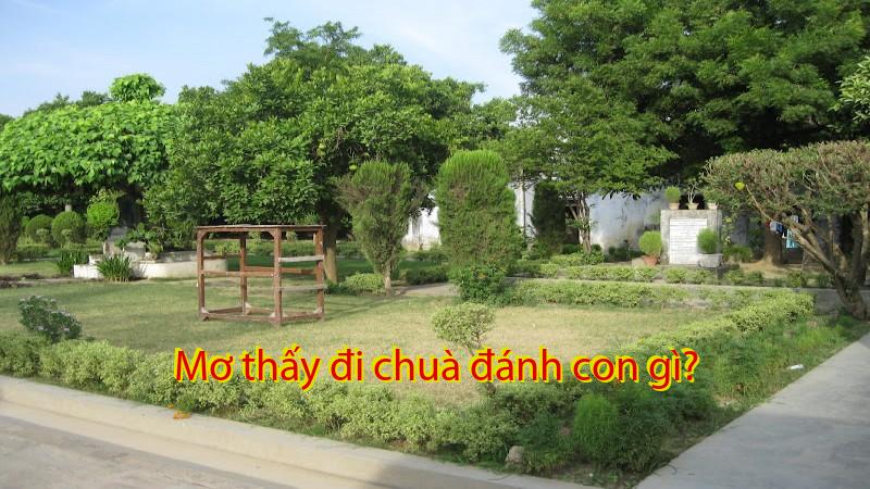 Mơ thấy đi chuà đánh con gì?