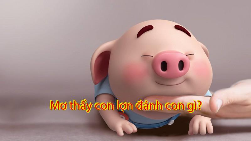 Mơ thấy con lợn đánh con gì?