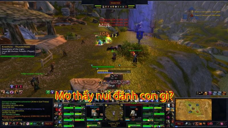 Mơ thấy nui đánh con gì?