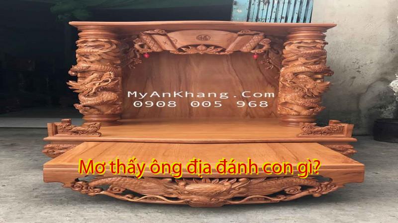 Mơ thấy ông địa đánh con gì?