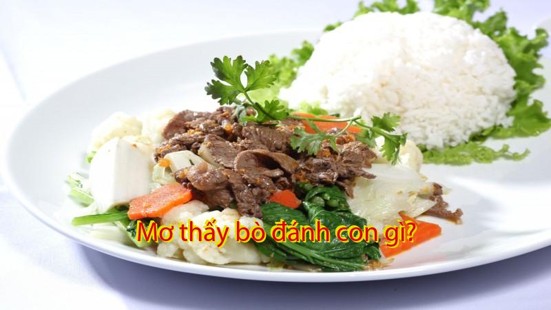 Mơ thấy bò đánh con gì?