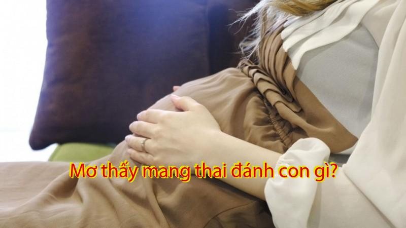 Mơ thấy mang thai đánh con gì?