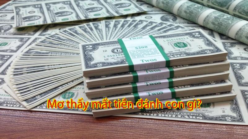 Mơ thấy mất tiền đánh con gì?
