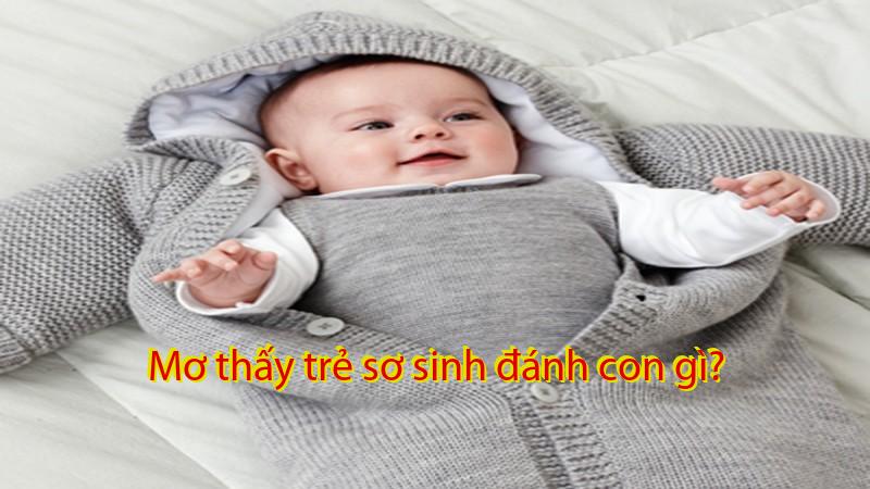Mơ thấy trẻ sơ sinh đánh con gì?