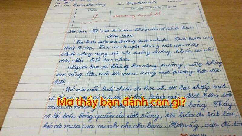 Mơ thấy bạn đánh con gì?