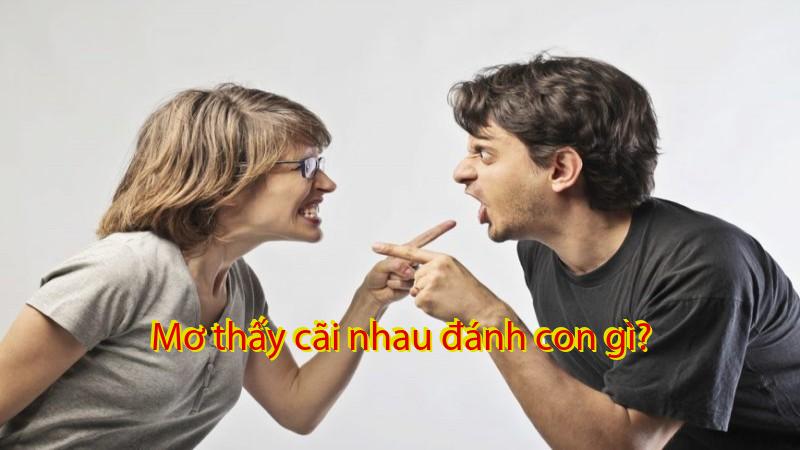 Mơ thấy cãi nhau đánh con gì?