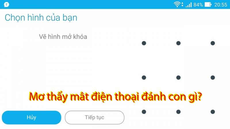 Mơ thấy mât điện thoại đánh con gì?