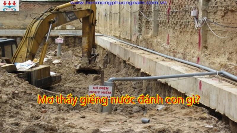 Mơ thấy giếng nước đánh con gì?