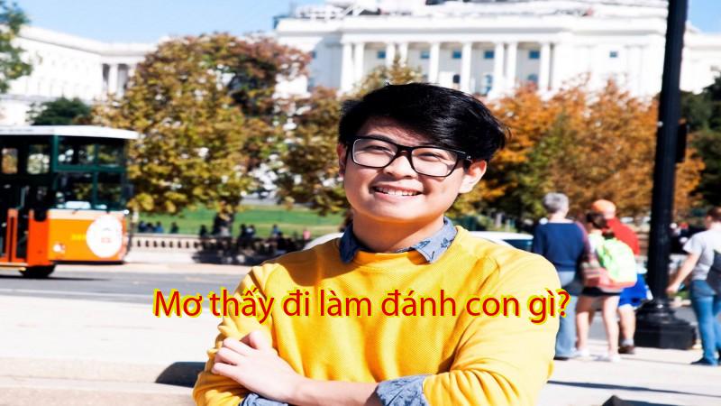 Mơ thấy đi làm đánh con gì?