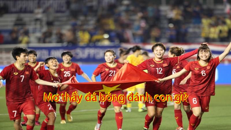 Mơ thấy đá bóng đánh con gì?