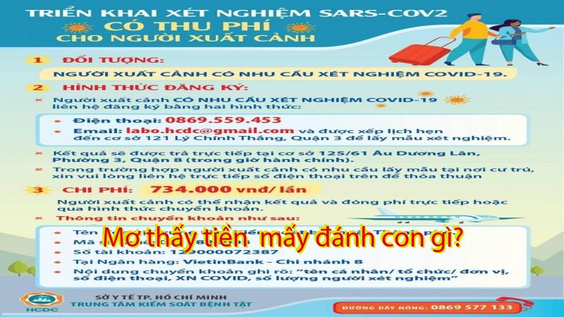 Mơ thấy tiền  mấy đánh con gì?