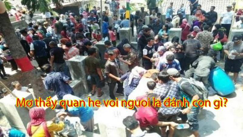 Mơ thấy quan he voi nguoi la đánh con gì?