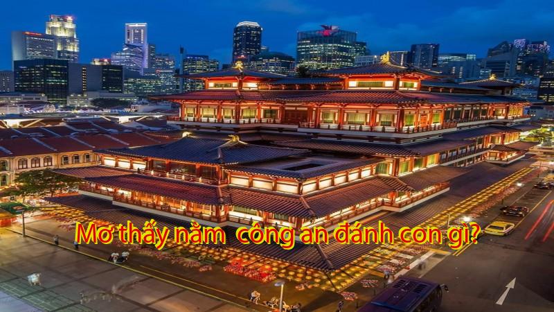 Mơ thấy nằm  công an đánh con gì?