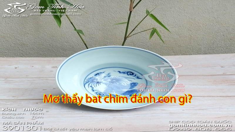 Mơ thấy bat chim đánh con gì?