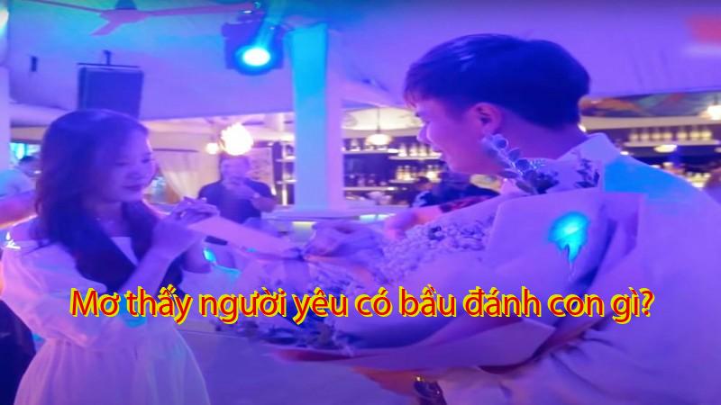 Mơ thấy người yêu có bầu đánh con gì?