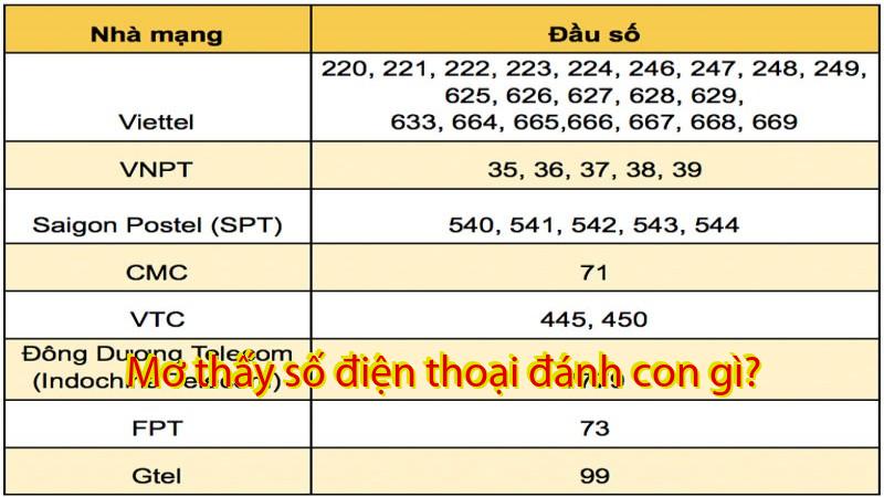 Mơ thấy số điện thoại đánh con gì?