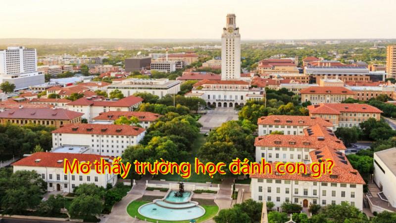 Mơ thấy trường học đánh con gì?