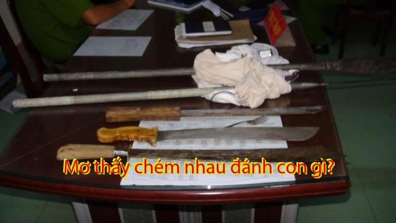 Mơ thấy chém nhau đánh con gì?