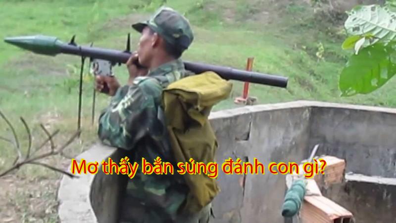 Mơ thấy bắn súng đánh con gì?