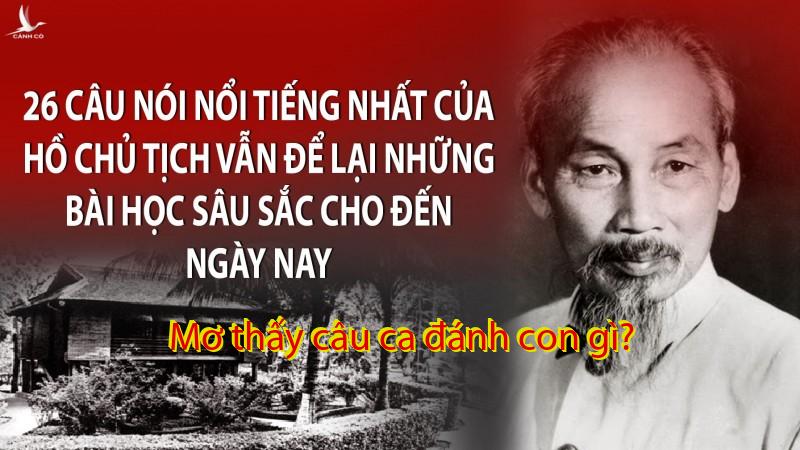 Mơ thấy câu ca đánh con gì?
