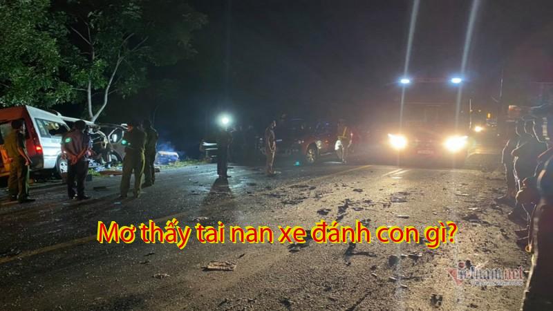 Mơ thấy tai nan xe đánh con gì?