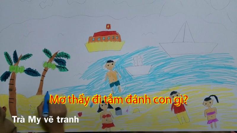 Mơ thấy đi tắm đánh con gì?